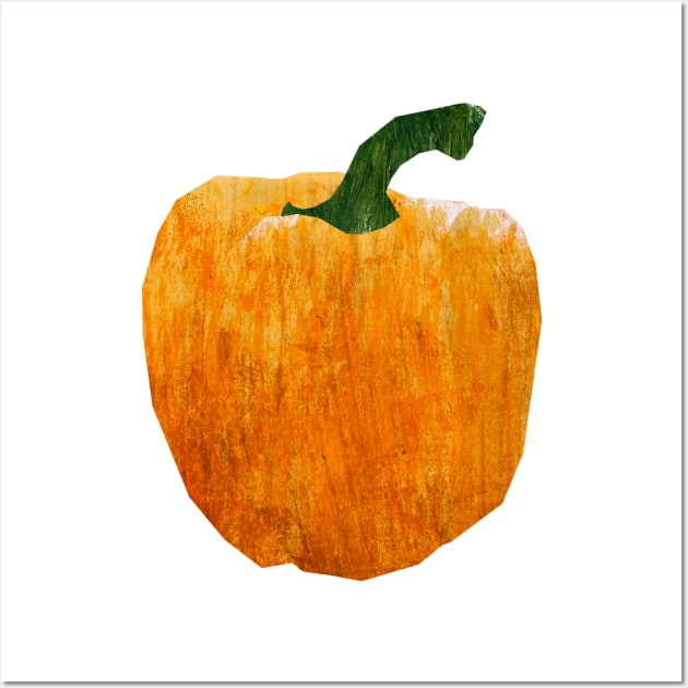 Orange Pepper Wall Art by Babban Gaelg